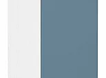 Шкаф нижний с 1-ой дверцей Фьюжн Silky Blue Белый 816*200*480