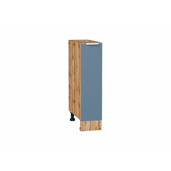 Шкаф нижний с 1-ой дверцей Фьюжн Silky Blue Дуб Вотан 816*200*480