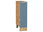 Шкаф нижний с 1-ой дверцей Фьюжн Silky Blue Дуб Вотан 816*200*480