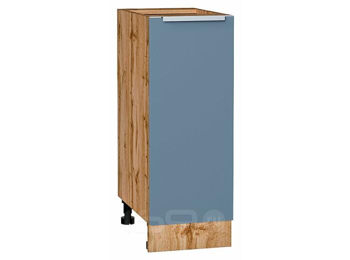 Шкаф нижний с 1-ой дверцей Фьюжн Silky Blue Дуб Вотан 816*300*480