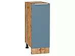 Шкаф нижний с 1-ой дверцей Фьюжн Silky Blue Дуб Вотан 816*300*480