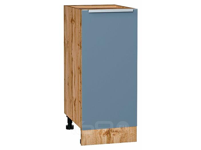 Шкаф нижний с 1-ой дверцей Фьюжн Silky Blue Дуб Вотан 816*350*480
