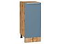 Шкаф нижний с 1-ой дверцей Фьюжн Silky Blue Дуб Вотан 816*350*480