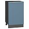 Шкаф нижний с 1-ой дверцей Фьюжн Silky Blue Graphite 816*500*480 Шкаф нижний с 1-ой дверцей Фьюжн Silky Blue Graphite 816*500*480