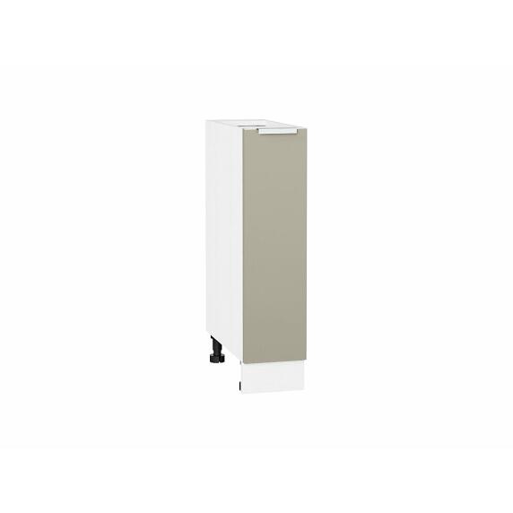 Шкаф нижний с 1-ой дверцей Фьюжн Silky Grey Белый 816*200*480