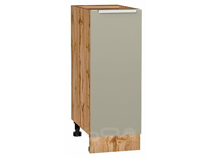 Шкаф нижний с 1-ой дверцей Фьюжн Silky Grey Дуб Вотан 816*300*480