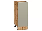 Шкаф нижний с 1-ой дверцей Фьюжн Silky Grey Дуб Вотан 816*300*480