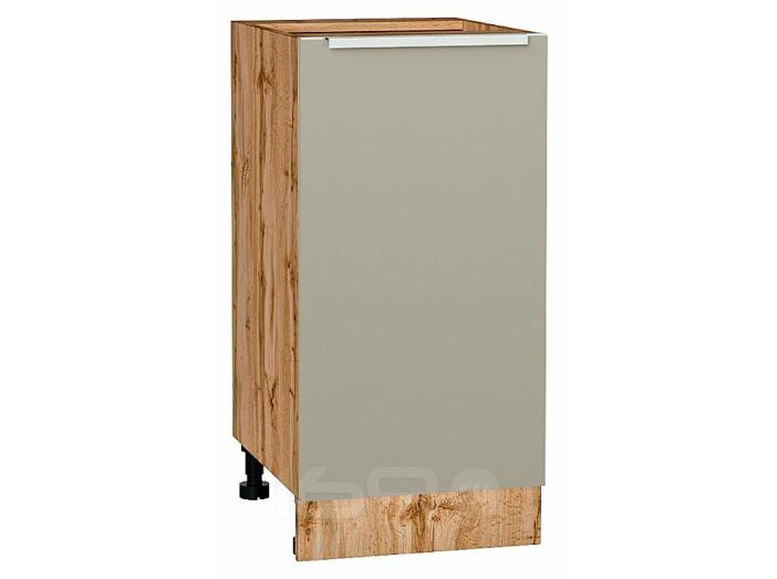 Шкаф нижний с 1-ой дверцей Фьюжн Silky Grey Дуб Вотан 816*400*480