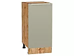 Шкаф нижний с 1-ой дверцей Фьюжн Silky Grey Дуб Вотан 816*400*480