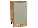 Шкаф нижний с 1-ой дверцей Фьюжн Silky Grey Дуб Вотан 816*450*480
