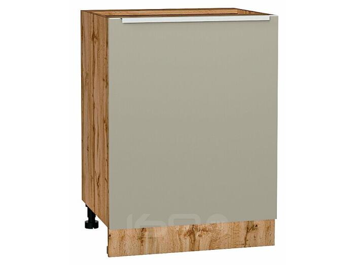 Шкаф нижний с 1-ой дверцей Фьюжн Silky Grey Дуб Вотан 816*600*480