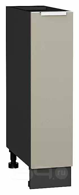Шкаф нижний с 1-ой дверцей Фьюжн Silky Grey Graphite 816*200*480