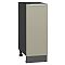 Шкаф нижний с 1-ой дверцей Фьюжн Silky Grey Graphite 816*300*480 Шкаф нижний с 1-ой дверцей Фьюжн Silky Grey Graphite 816*300*480