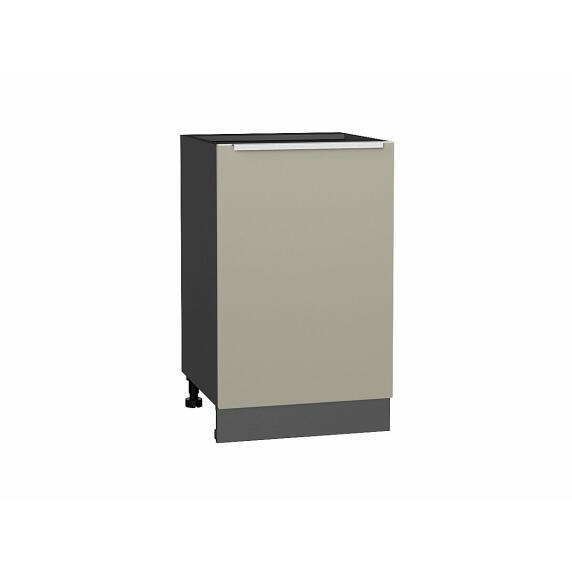Шкаф нижний с 1-ой дверцей Фьюжн Silky Grey Graphite 816*500*480