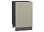 Шкаф нижний с 1-ой дверцей Фьюжн Silky Grey Graphite 816*500*480