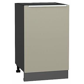 Шкаф нижний с 1-ой дверцей Фьюжн Silky Grey Graphite 816*500*480