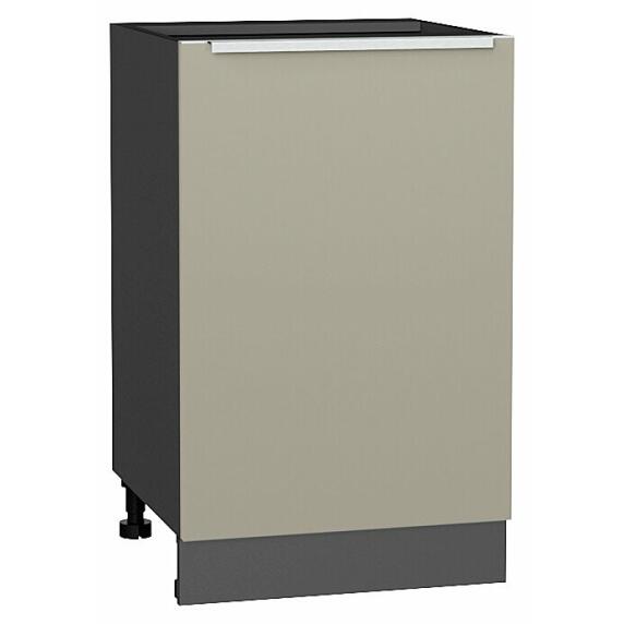 Шкаф нижний с 1-ой дверцей Фьюжн Silky Grey Graphite 816*500*480