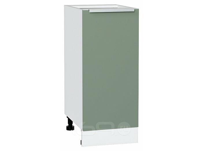 Шкаф нижний с 1-ой дверцей Фьюжн Silky Mint Белый 816*350*480