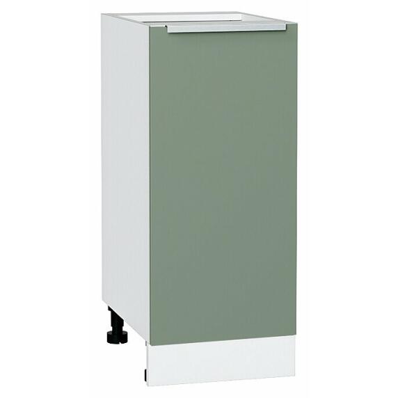 Шкаф нижний с 1-ой дверцей Фьюжн Silky Mint Белый 816*350*480