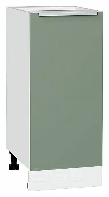 Шкаф нижний с 1-ой дверцей Фьюжн Silky Mint Белый 816*350*480