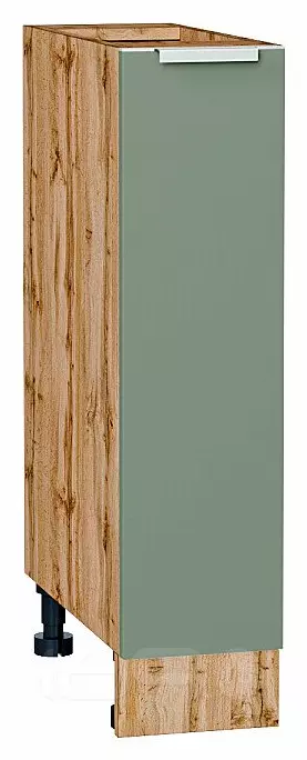 Шкаф нижний с 1-ой дверцей Фьюжн Silky Mint Дуб Вотан 816*200*480