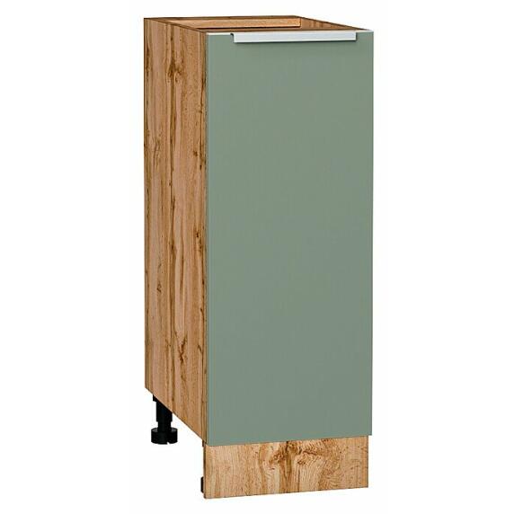 Шкаф нижний с 1-ой дверцей Фьюжн Silky Mint Дуб Вотан 816*300*480