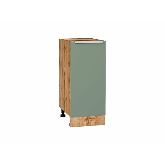 Шкаф нижний с 1-ой дверцей Фьюжн Silky Mint Дуб Вотан 816*350*480