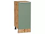 Шкаф нижний с 1-ой дверцей Фьюжн Silky Mint Дуб Вотан 816*350*480
