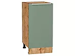 Шкаф нижний с 1-ой дверцей Фьюжн Silky Mint Дуб Вотан 816*400*480