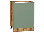 Шкаф нижний с 1-ой дверцей Фьюжн Silky Mint Дуб Вотан 816*600*480