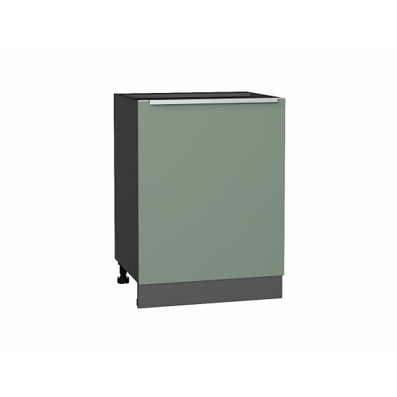 Шкаф нижний с 1-ой дверцей Фьюжн Silky Mint Graphite 816*600*480