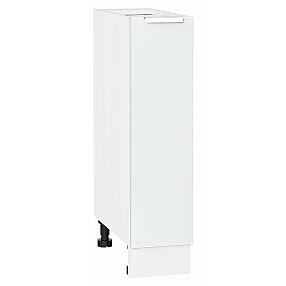 Шкаф нижний с 1-ой дверцей Фьюжн Silky White Белый 816*200*480