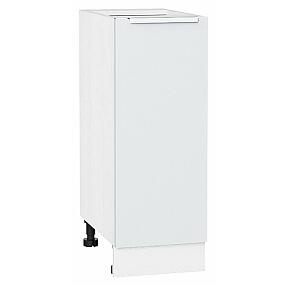 Шкаф нижний с 1-ой дверцей Фьюжн Silky White Белый 816*300*480