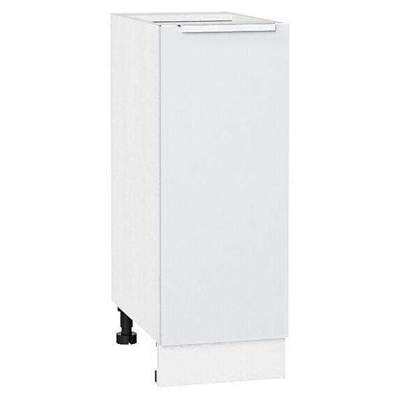 Шкаф нижний с 1-ой дверцей Фьюжн Silky White Белый 816*300*480