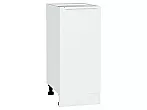 Шкаф нижний с 1-ой дверцей Фьюжн Silky White Белый 816*350*480