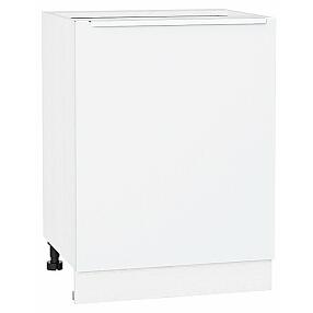 Шкаф нижний с 1-ой дверцей Фьюжн Silky White Белый 816*600*480