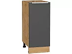 Шкаф нижний с 1-ой дверцей Фьюжн Stormy Silk/Дуб Вотан 816*350*480