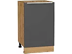Шкаф нижний с 1-ой дверцей Фьюжн Stormy Silk/Дуб Вотан 816*500*480