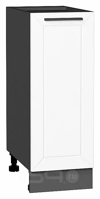 Шкаф нижний с 1-ой дверцей Глетчер Айленд Силк Graphite 816*300*478