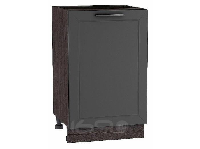 Шкаф нижний с 1-ой дверцей Глетчер Маренго Силк Graphite 816*500*478