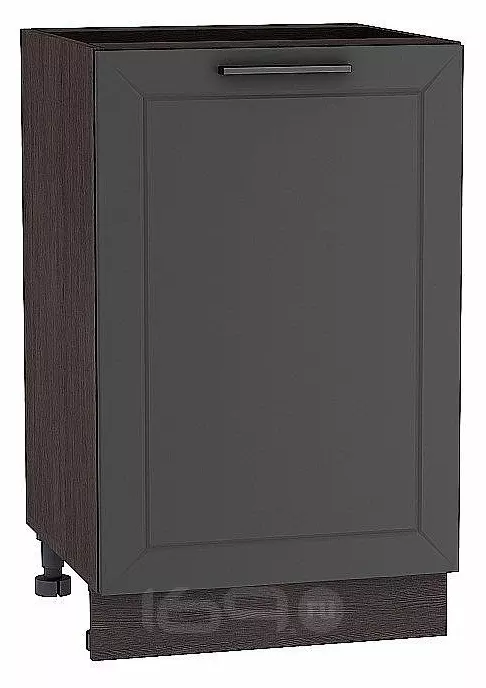 Шкаф нижний с 1-ой дверцей Глетчер Маренго Силк Graphite 816*500*478