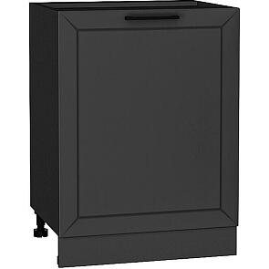 Шкаф нижний с 1-ой дверцей Глетчер Маренго Силк Graphite 816*600*478