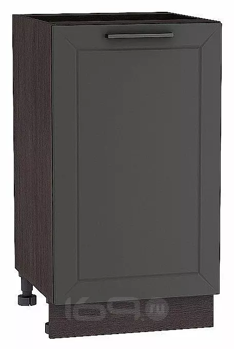 Шкаф нижний с 1-ой дверцей Глетчер Маренго Силк Graphite 816*450*478