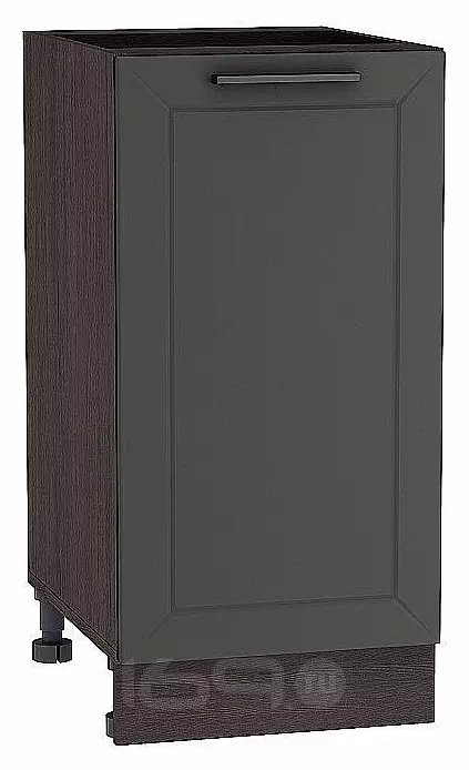 Шкаф нижний с 1-ой дверцей Глетчер Маренго Силк Graphite 816*400*478