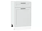 Шкаф нижний с 1-ой дверцей и ящиком Барселона Белый Белый 816*500*484