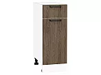 Шкаф нижний с 1-ой дверцей и ящиком Флэт Brown Casella Oak 2S/Белый 816*300*478
