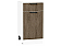 Шкаф нижний с 1-ой дверцей и ящиком Флэт Brown Casella Oak 2S/Белый 816*400*478