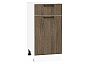 Шкаф нижний с 1-ой дверцей и ящиком Флэт Brown Casella Oak 2S/Белый 816*400*478