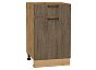 Шкаф нижний с 1-ой дверцей и ящиком Флэт Brown Casella Oak 2S/Дуб Вотан 816*500*478