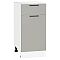 Шкаф нижний с 1-ой дверцей и ящиком Флэт Light Grey In 2S/Белый 816*400*478